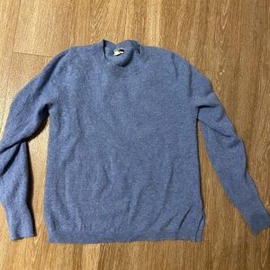 J. Crew cashmere crewneck blue sweater size S (Really an XS)